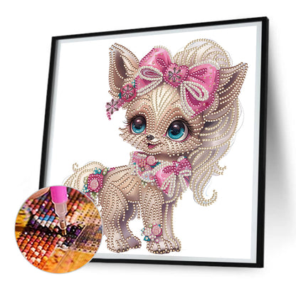 Exquisite Puppy - Special Shaped Drill Diamond Painting 30*30CM