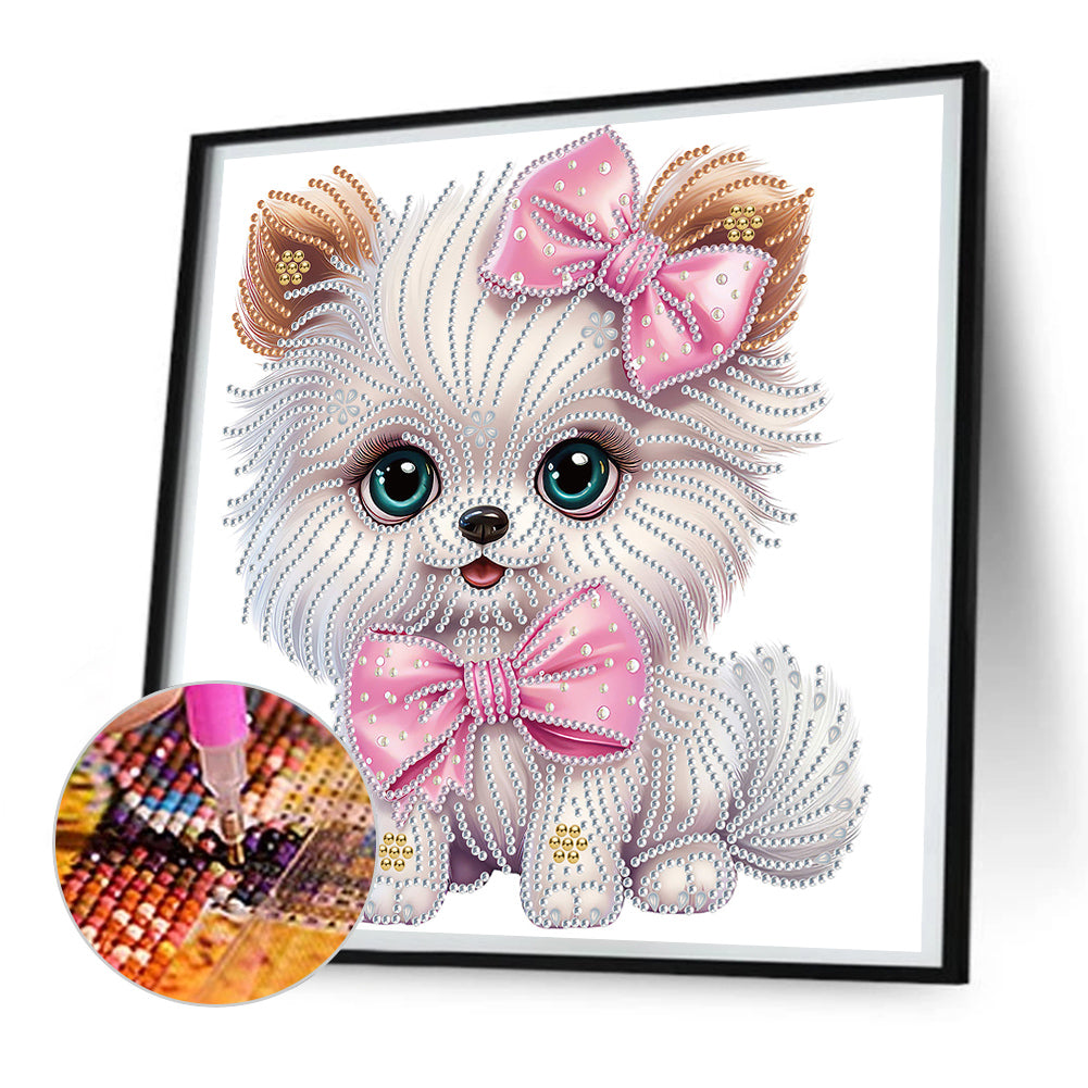 Exquisite Puppy - Special Shaped Drill Diamond Painting 30*30CM