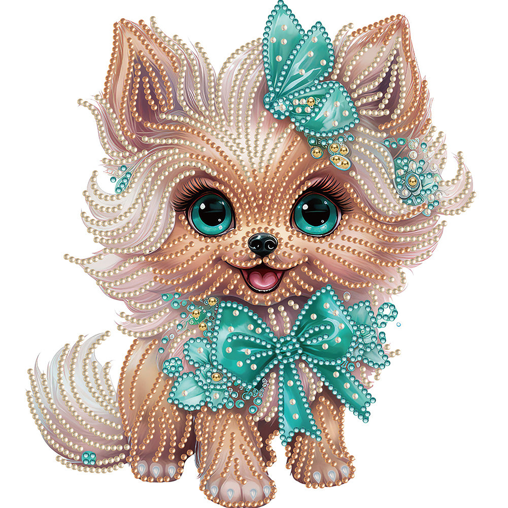 Exquisite Puppy - Special Shaped Drill Diamond Painting 30*30CM