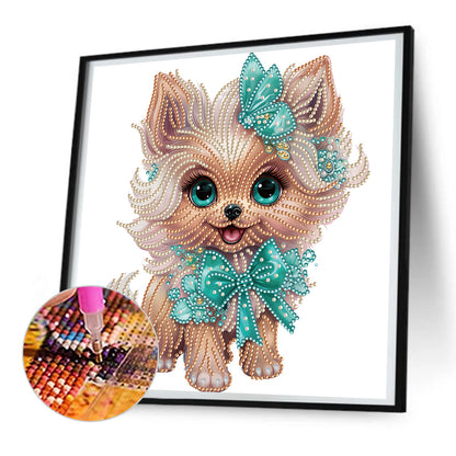 Exquisite Puppy - Special Shaped Drill Diamond Painting 30*30CM