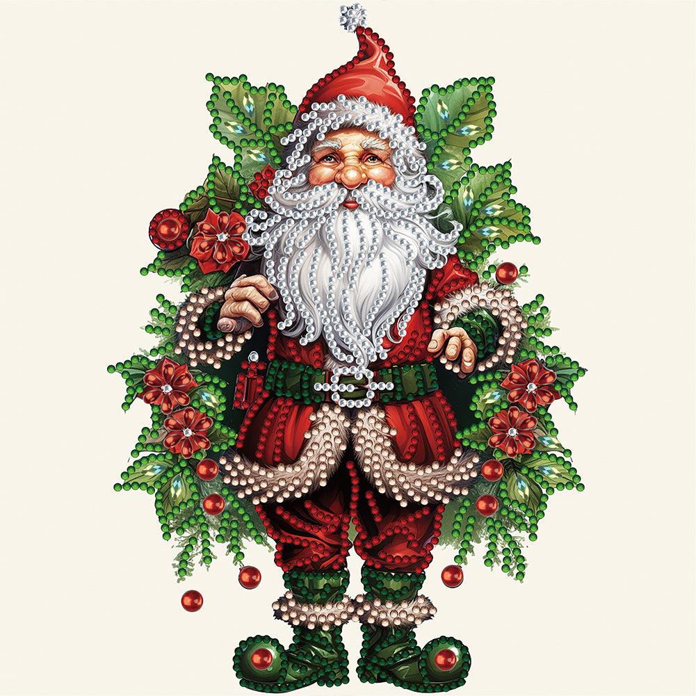 Santa Claus - Special Shaped Drill Diamond Painting 30*30CM