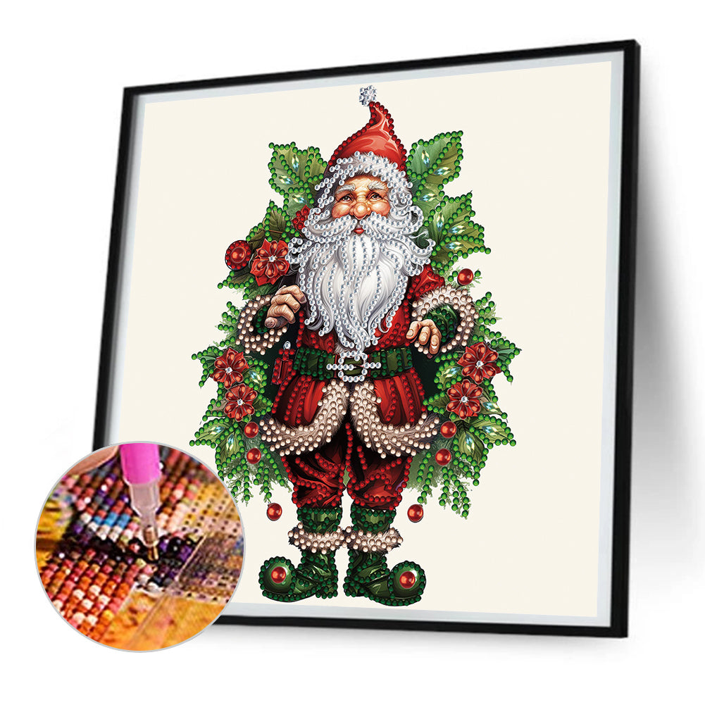 Santa Claus - Special Shaped Drill Diamond Painting 30*30CM