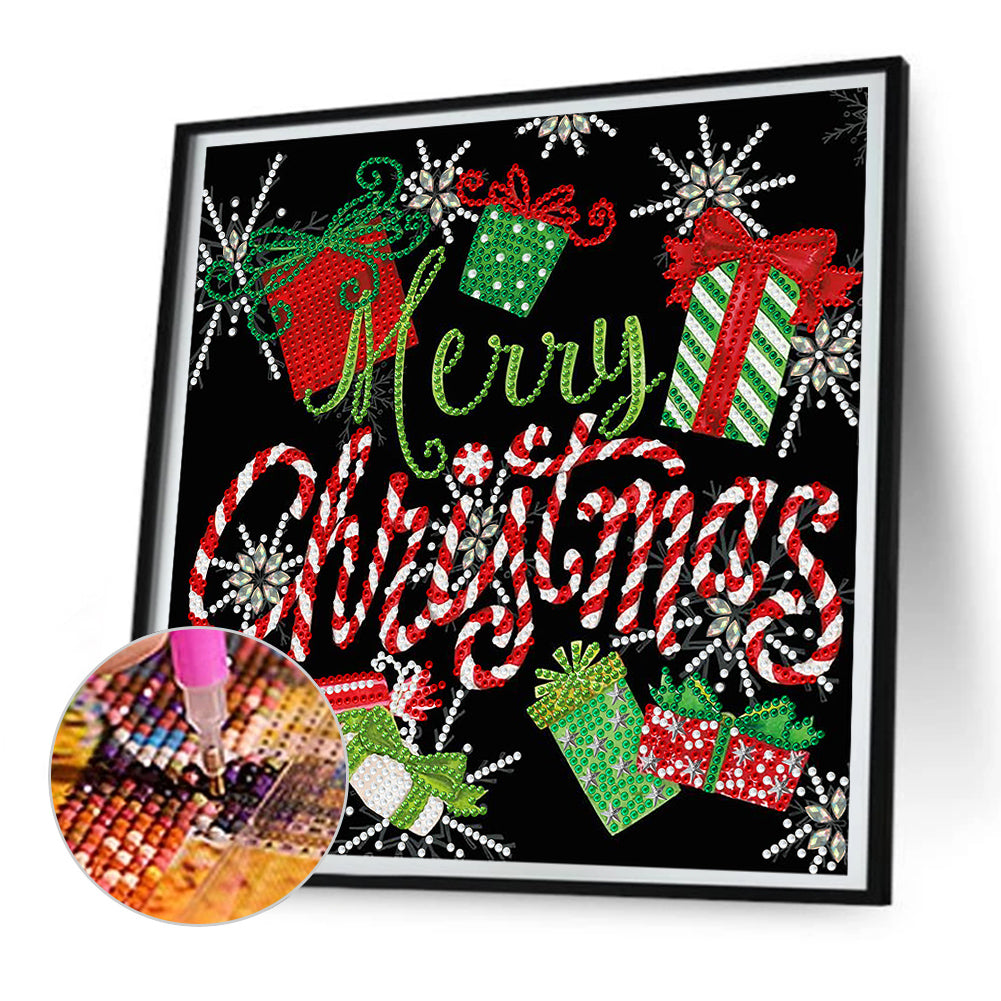 Christmas Hats And Stockings - Special Shaped Drill Diamond Painting 30*30CM