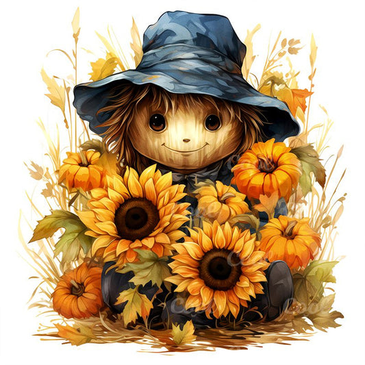 Scarecrow - Full Round Drill Diamond Painting 30*30CM