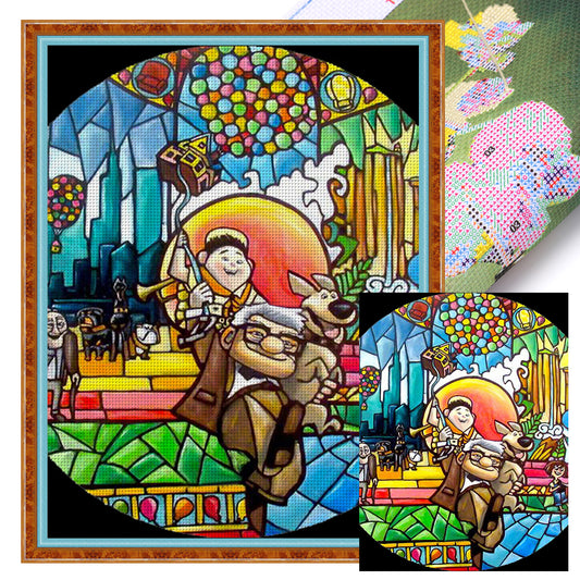 Disney-Up - 11CT Stamped Cross Stitch 50*65CM