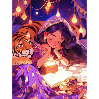 Indian Princess - 11CT Stamped Cross Stitch 50*65CM