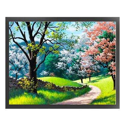 Forest Path - 11CT Stamped Cross Stitch 40*50CM