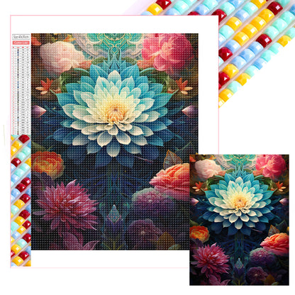 Flowers - Full Square Drill Diamond Painting 30*40CM