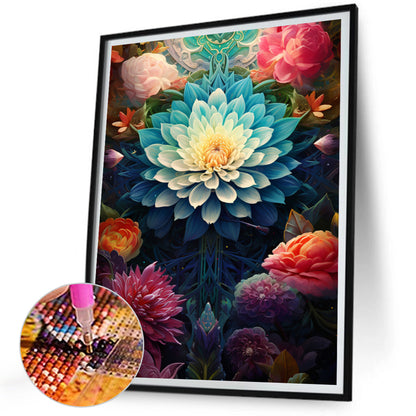 Flowers - Full Square Drill Diamond Painting 30*40CM