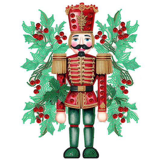 Christmas Nutcracker - Special Shaped Drill Diamond Painting 30*40CM