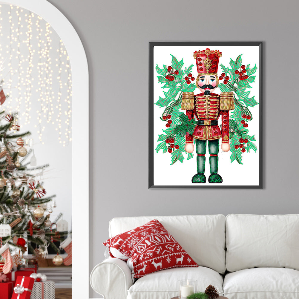 Christmas Nutcracker - Special Shaped Drill Diamond Painting 30*40CM