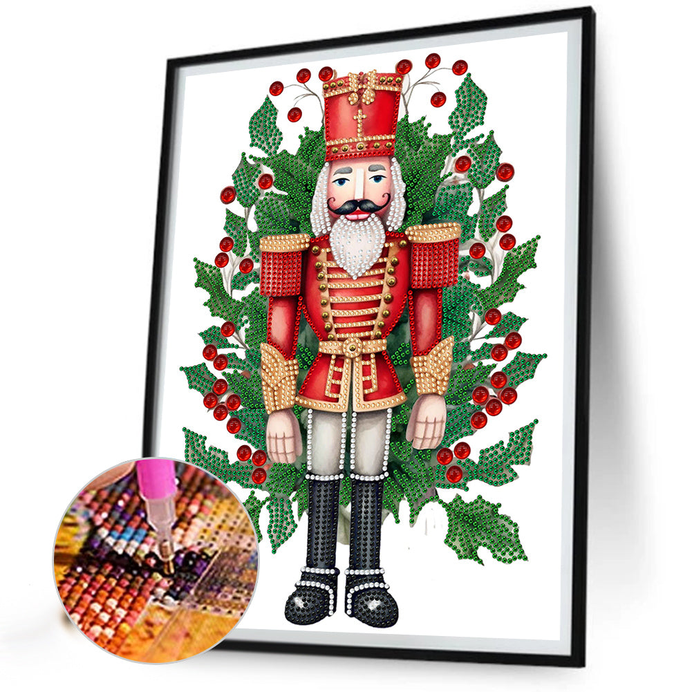 Christmas Nutcracker - Special Shaped Drill Diamond Painting 30*40CM