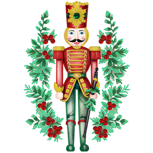 Christmas Nutcracker - Special Shaped Drill Diamond Painting 30*40CM