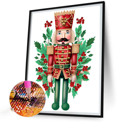 Christmas Nutcracker - Special Shaped Drill Diamond Painting 30*40CM