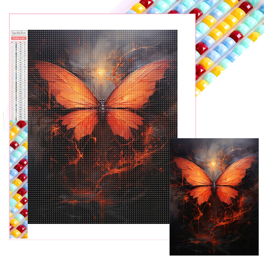 Butterfly - Full Square Drill Diamond Painting 30*40CM