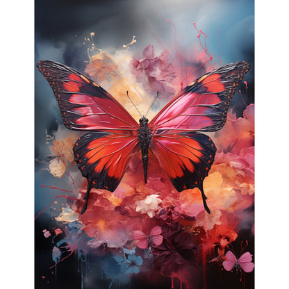 Butterfly - Full Square Drill Diamond Painting 30*40CM