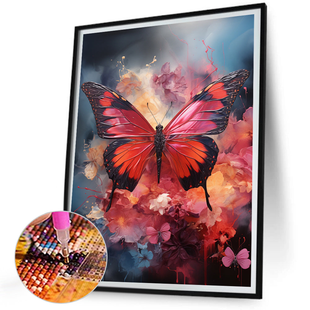 Butterfly - Full Square Drill Diamond Painting 30*40CM