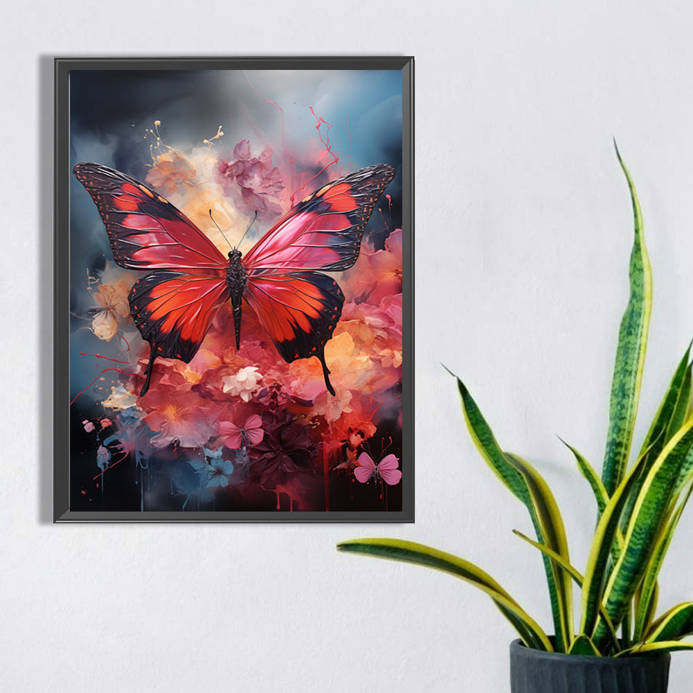 Butterfly - Full Square Drill Diamond Painting 30*40CM