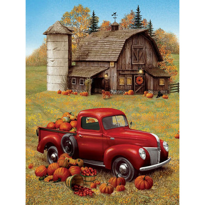 Country Cabin - Full Round Drill Diamond Painting 30*40CM