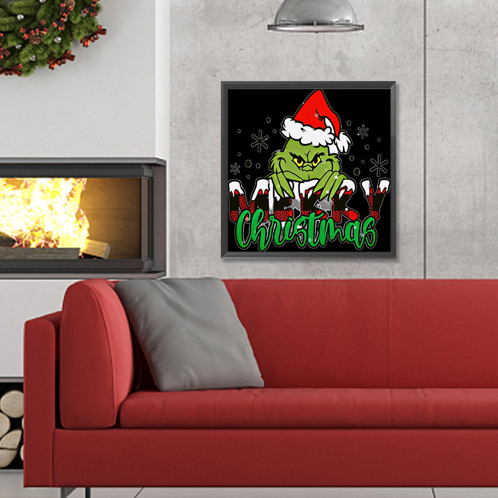 Grinch - Full Round Drill Diamond Painting 30*30CM