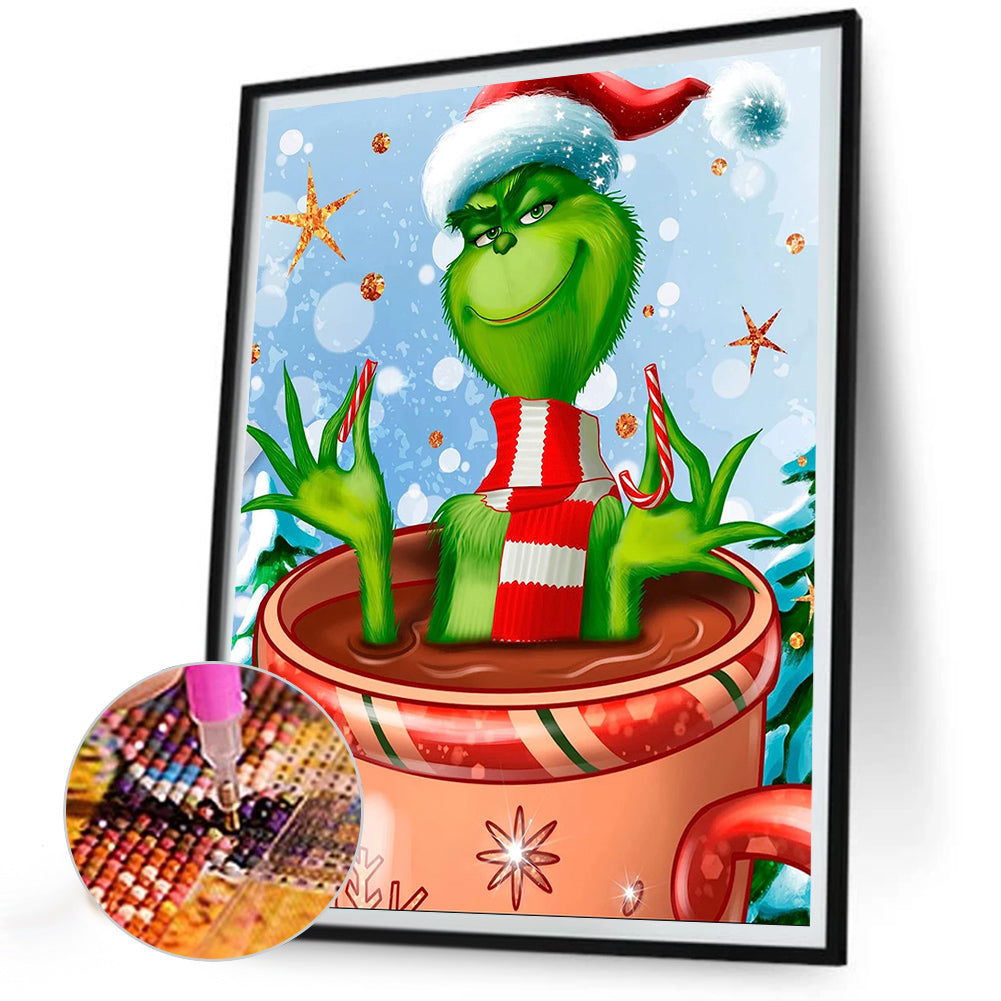 Grinch - Full Round Drill Diamond Painting 30*40CM