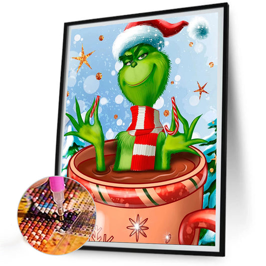 Grinch - Full Round Drill Diamond Painting 30*40CM