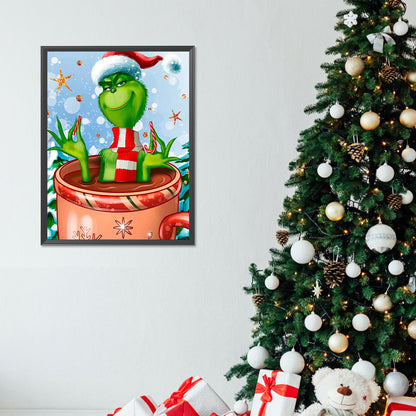 Grinch - Full Round Drill Diamond Painting 30*40CM