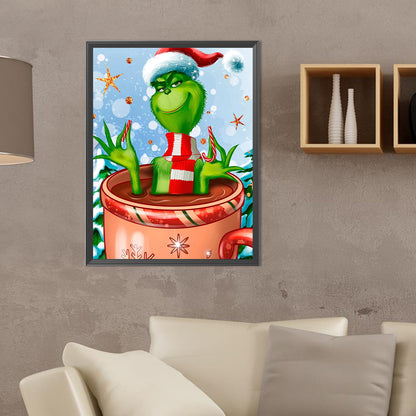 Grinch - Full Round Drill Diamond Painting 30*40CM