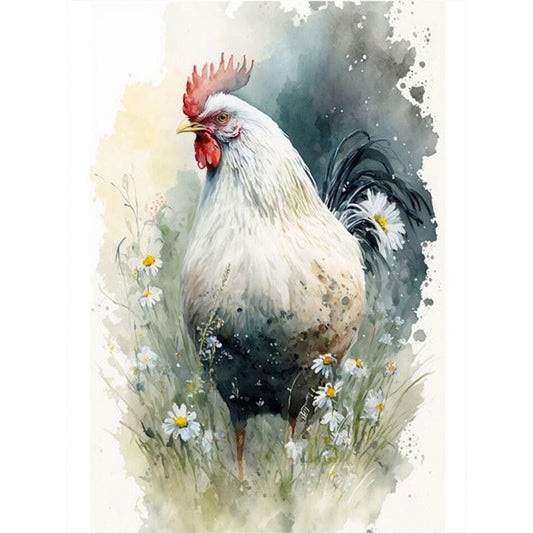 Rooster - Full Round Drill Diamond Painting 30*40CM