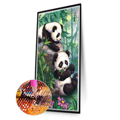 Bamboo Forest Panda - Full Square Drill Diamond Painting 40*70CM