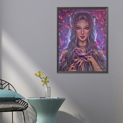Scorpion Queen - Full Round Drill Diamond Painting 50*60CM