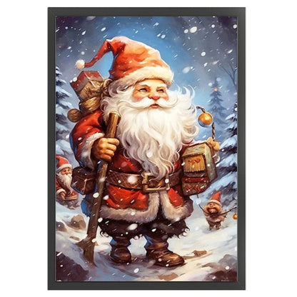 Christmas Gnome - 11CT Stamped Cross Stitch 40*60CM