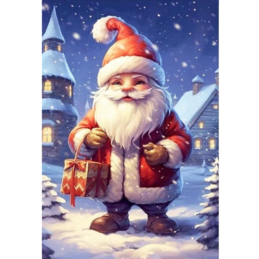 Christmas Gnome - 11CT Stamped Cross Stitch 40*60CM