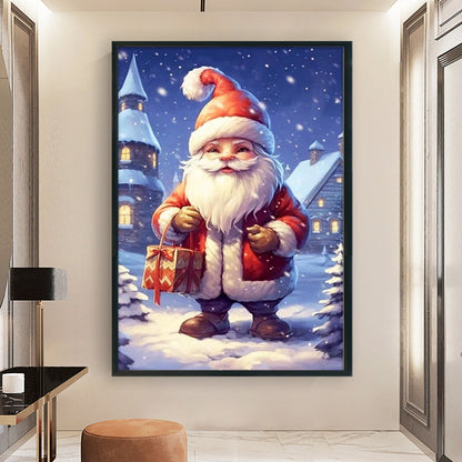 Christmas Gnome - 11CT Stamped Cross Stitch 40*60CM