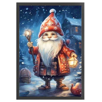 Christmas Gnome - 11CT Stamped Cross Stitch 40*60CM