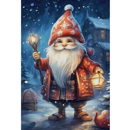 Christmas Gnome - 11CT Stamped Cross Stitch 40*60CM