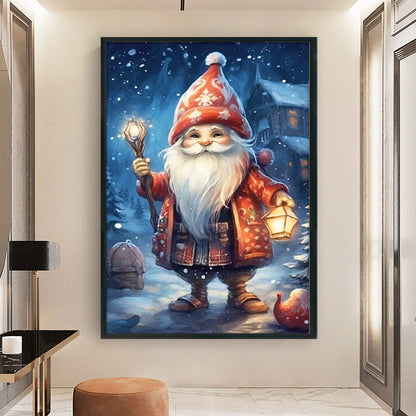 Christmas Gnome - 11CT Stamped Cross Stitch 40*60CM