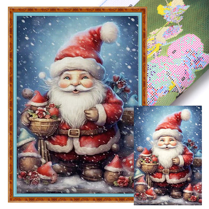 Christmas Gnome - 11CT Stamped Cross Stitch 40*60CM