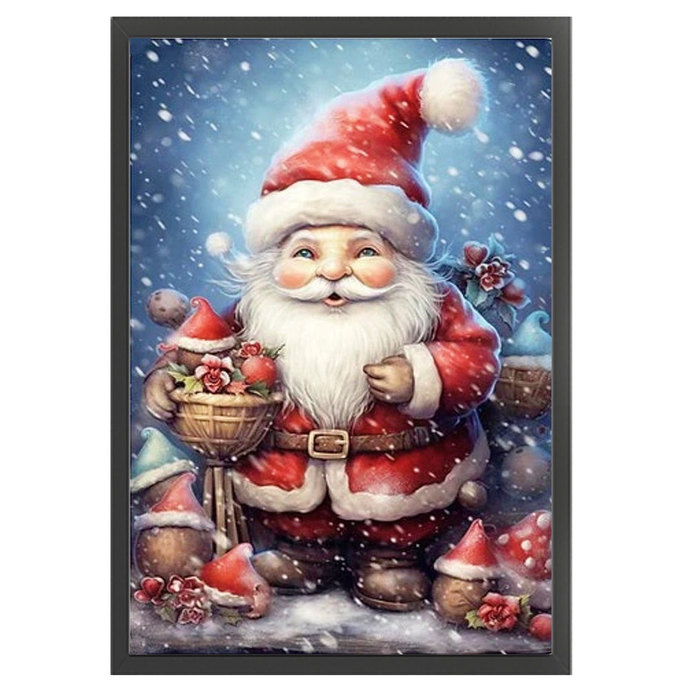 Christmas Gnome - 11CT Stamped Cross Stitch 40*60CM