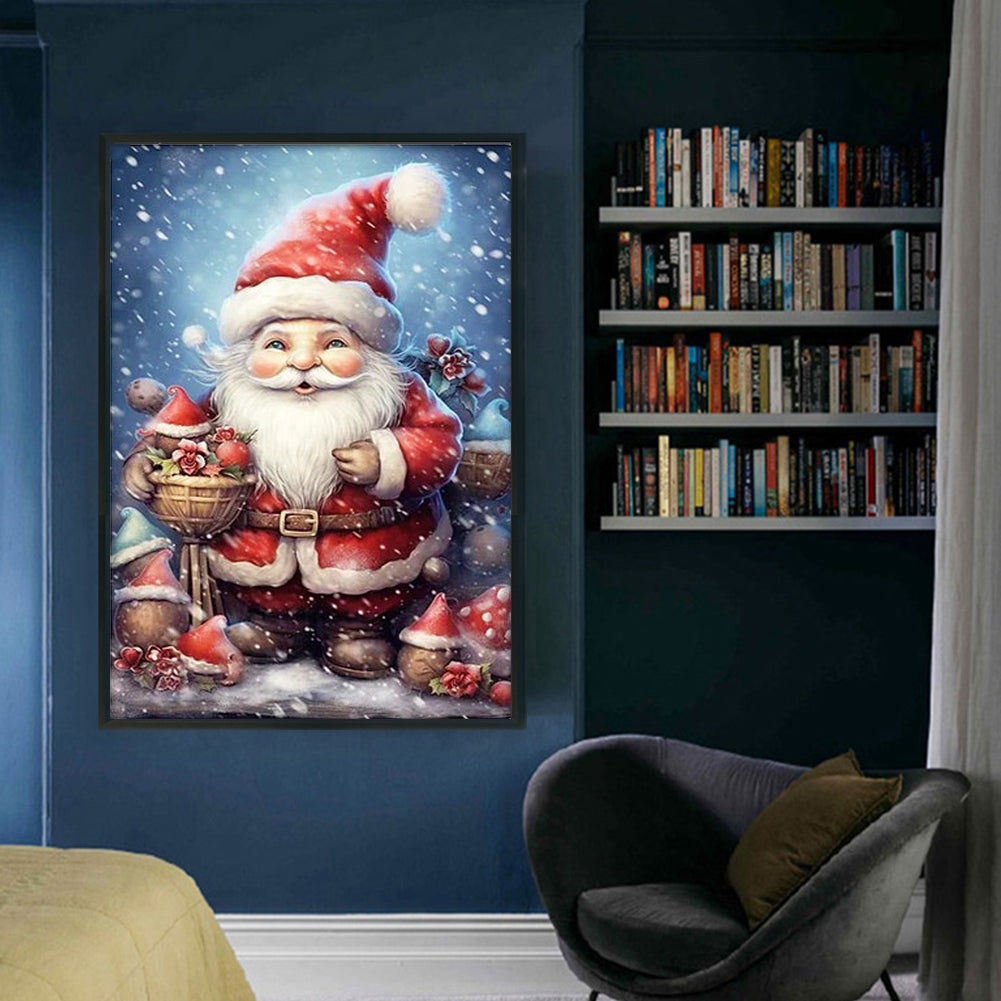 Christmas Gnome - 11CT Stamped Cross Stitch 40*60CM