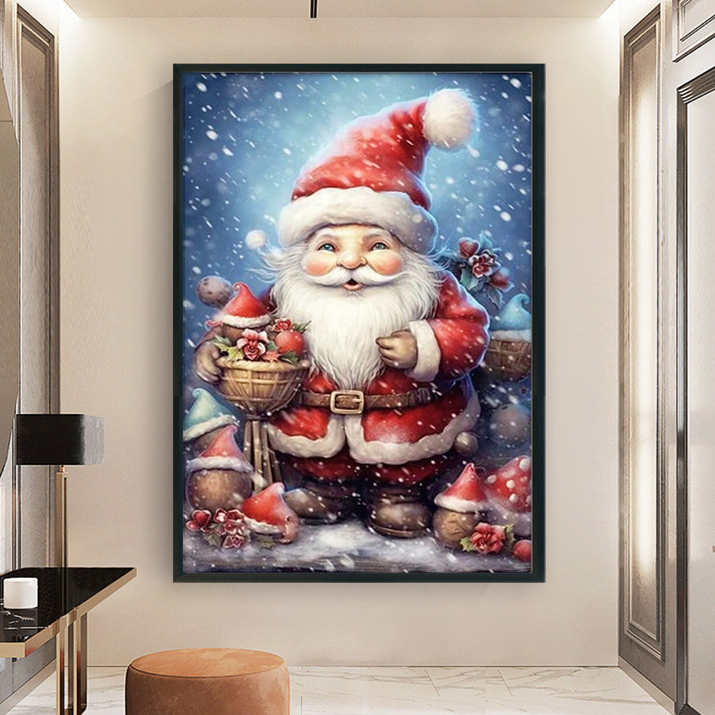 Christmas Gnome - 11CT Stamped Cross Stitch 40*60CM