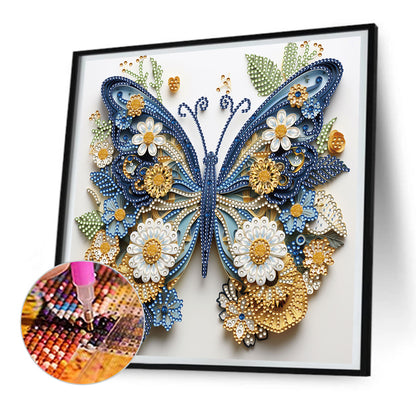 Butterfly Paper Painting - Special Shaped Drill Diamond Painting 30*30CM