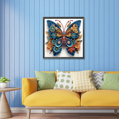 Butterfly Paper Painting - Special Shaped Drill Diamond Painting 30*30CM