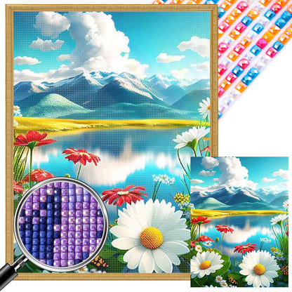 Flowers - Full AB Dril Square Diamond Painting 30*40CM