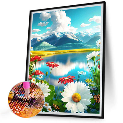 Flowers - Full AB Dril Square Diamond Painting 30*40CM