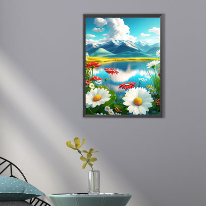 Flowers - Full AB Dril Square Diamond Painting 30*40CM