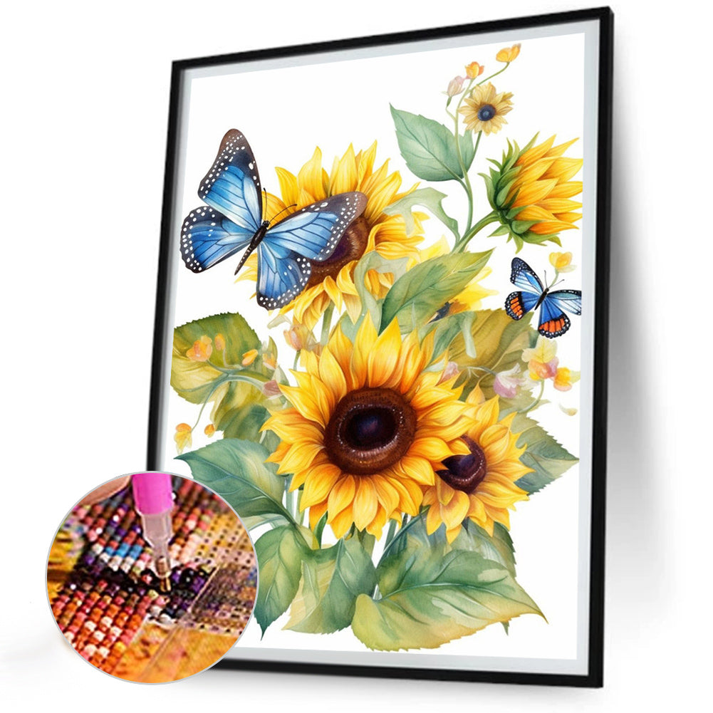 Flowers - Full AB Dril Square Diamond Painting 30*40CM