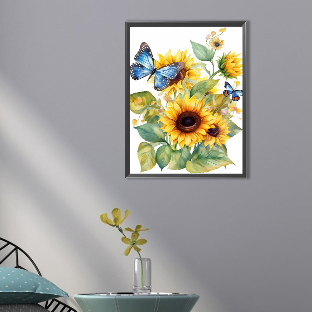 Flowers - Full AB Dril Square Diamond Painting 30*40CM