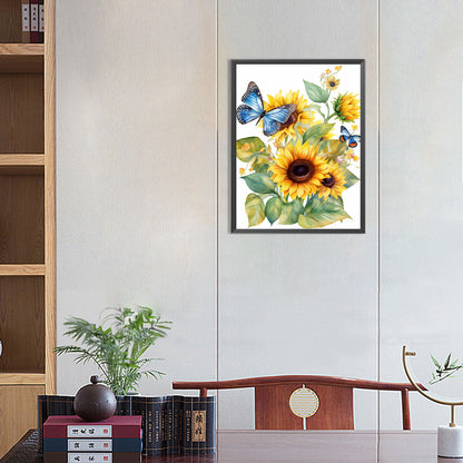 Flowers - Full AB Dril Square Diamond Painting 30*40CM