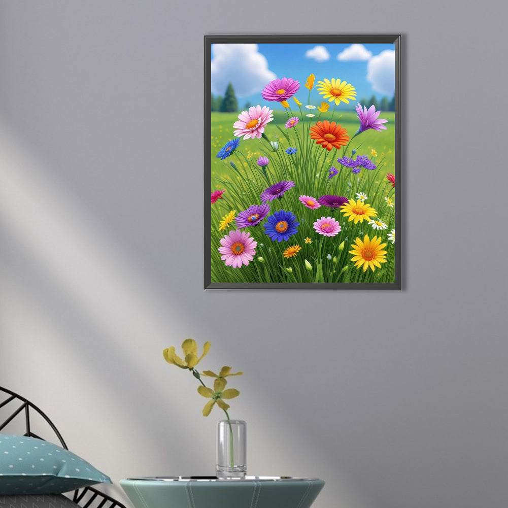 Flowers - Full AB Dril Square Diamond Painting 30*40CM